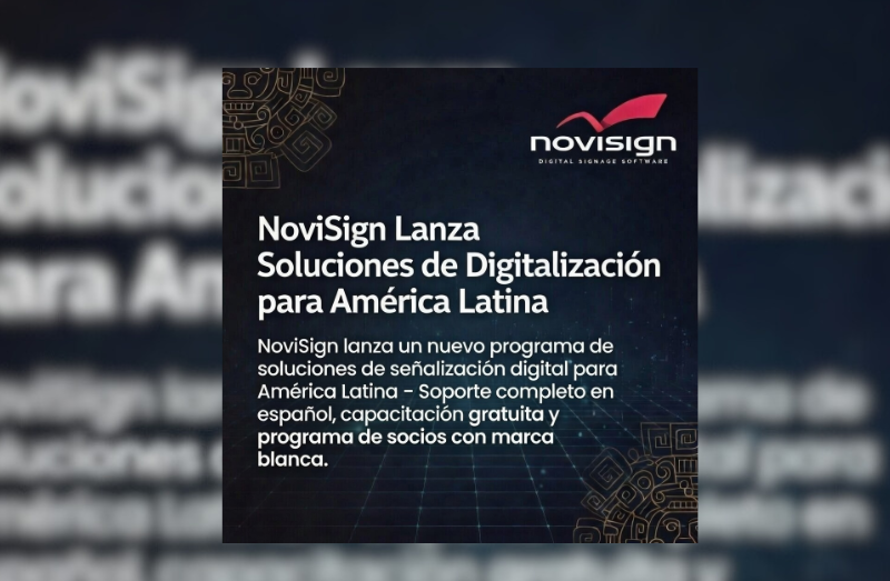 NoviSign lanza un nuevo programa de soluciones de señalización digital ...